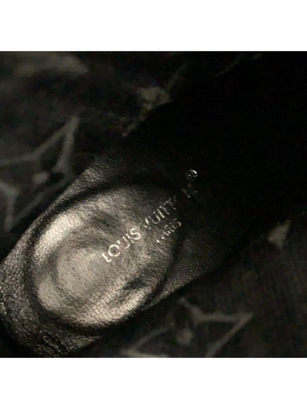 Louis Vuitton Silhouette Line Monogram Boots Short Shoes Fabric Leather - Picture 7 of 9